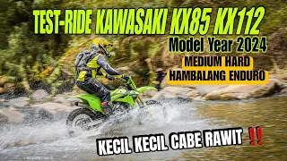 TEST-RIDE KAWASAKI 2TAK PRODUKSI PT.KMI KX85 & KX112 INDONESIA‼️ POWERNYA GOKIL BANGET 🔥 #DEEproject