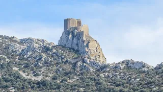 Château de Quéribus ✢ Cathar Castle in Languedoc-Roussillon, Southern France ✢ Albigensian Crusade