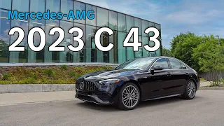 The All-New 2023 Mercedes-Benz AMG C43 4MATIC Sedan is here! - Interior Exterior Review