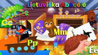 ABĖCĖLĖ - Lietuviška Animuota Abėcėlė su Gyvūnais