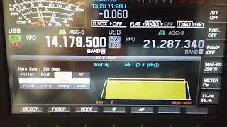 Test new roofing filter TS-990  2,4 kHz SSB fom IK8TNG  #0025 SQ8ERS