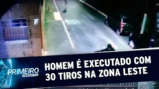 Homem é executado com ao menos 30 tiros na zona leste de SP | Primeiro Impacto (29/06/20)