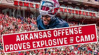 Arkansas Offense EXPLOSIVE in Recent Scimmage