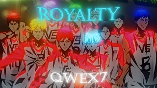 Kuroko no Basket - Royalty [Edit/AMV]