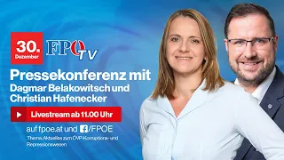 FPÖ-Pressekonferenz: Aktuelles zum ÖVP-Korruptions- und Repressionswesen