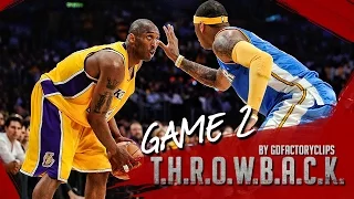 Throwback: Carmelo Anthony vs Kobe Bryant Full Duel Highlights 2009 WCF G2 Lakers vs Nuggets - SICK!