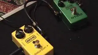 MXR GT-OD and Distortion + pedal demo