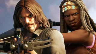 FORTNITE "The Walking Dead" Trailer 4K (2020) Michonne, Daryl