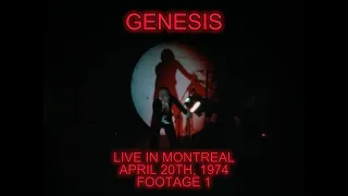Genesis - Live in Montreal - April 20th, 1974 (footage 1)
