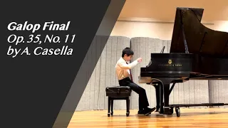 2023.06 Piano Recital, Galop Final, Op. 35, No. 11 by A. Casella