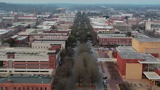 Flying Around Columbus Georgia in Overcast Weather