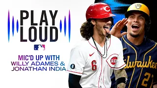 "I am a lion! The Lion King, Mufasa!" | MIC'D UP w/ Brewers Willy Adames, Reds Jonathan India