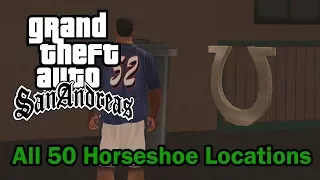 GTA San Andreas - All 50 Horseshoe Locations