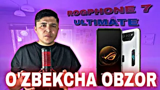 ASUS 🔥ROGPHONE 7 / 7 ULTIMATE - O'ZBEKCHA OBZOR / HAQIQIY O'YIN SMARTFONLAR 💥/TEXNIK XUSUSIYATLAR