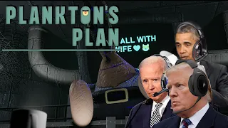 US Presidents Play Plankton's Plan (Spongebob Horror Game)