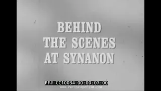 " BEHIND THE SCENES AT SYNANON "  1965 SYNANON DRUG REHAB PROGRAM  FEATURE FILM TRAILER  CC10034