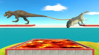 Carnivore vs Herbivore Dinosaurs Who Pulls Harder - Animal Revolt Battle Simulator