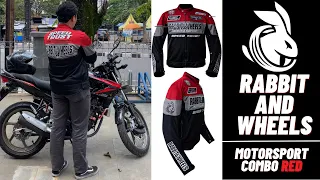 Jacket untuk Riding LAGI!!!! | Rabbit And Wheels Motorsport Combo Red