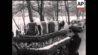 QUEEN LOUISE OF SWEDEN FUNERAL  - NO SOUND