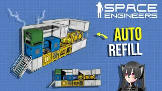 This Automatons Airlock Automatically Refills Oxygen, Space Engineers