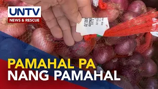 Presyo ng sibuyas, muling tumaas ng P20 kada kilo