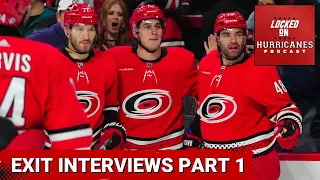 Canes Host Exit Interviews Part 1 | Carolina Hurricanes Podcast #carolinahurricanes #causechaos #nhl