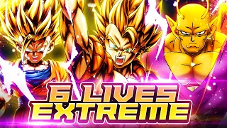 6 LIVES EXTREME! THIS TEAM CANNOT BE KILLED AND IS POWERFUL! | Dragon Ball Legends