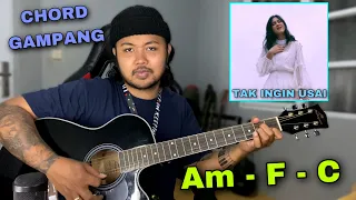 SOUND VIRAL TIKTOK! Chord Gampang (Tak Ingin Usai - Keisya Levronka) Tutorial Gitar Pemula