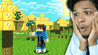 Minecraft BUT TREE's are LUCKY BLOCK | Malayalam | PGM |