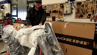 SILNÝ KAFE - Moto MORINI SEIEMMEZZO 650 (unpacking and presentation)