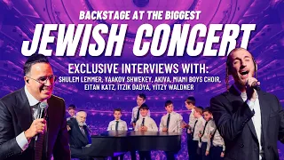 BACKSTAGE AT HASC 36 🎤 🎶 Yaakov Shwekey | Shulem Lemmer | Miami Boys Choir | Akiva and MANY MORE! 🎉