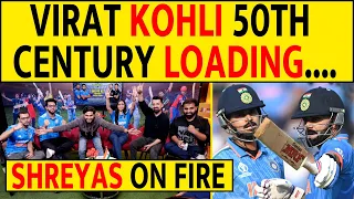 🔴KOHLI 50th CENTURY LOADING, SHREYAS NE DHAGA KHOL DIYA #vrindavan #shreyasiyer #indvsnz #semifinal