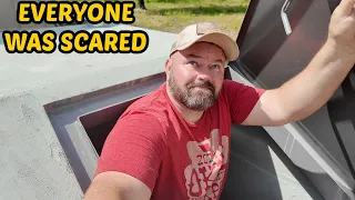 Tornado Ripped Past Our House As We Hid In The Bunker!