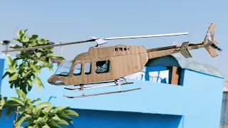 How to make a Helicopter with cardboard (Bell 407)