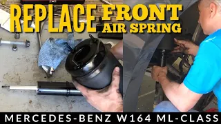 How to Replace Mercedes ML350 W164 (2006-2011) GL Front Air Spring - The Complete DIY Guide