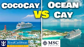 Perfect Day at CocoCay VS Ocean Cay! How do Royal Caribbean and MSC's private islands compare?