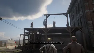 RDR2: Skinner brother gets hanged in Blackwater