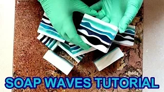 HOW TO MAKE WAVES IN MELT & POUR SOAP TUTORIAL