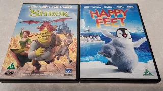 Shrek And Happy Feet (UK) DVD Unboxing