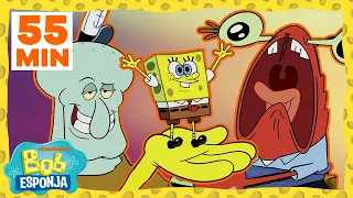 Bob Esponja | 1 HORA do melhor da Temporada 11 de Bob Esponja – Parte 2 | Bob Esponja em Português