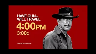 Metv Summer of Me Bumper Have Gun Will Travel, Wanted Dead of Alive, Rifleman