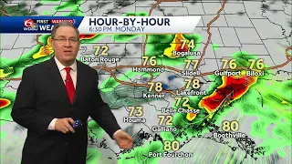 Heavy rain and severe storms possible tonight