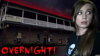 Sleeping in a HAUNTED HOTEL in the Aussie Outback | Creepiest Noises Captured!