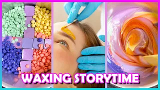 🌈✨ Satisfying Waxing Storytime ✨😲 #443 My date tried to choke me
