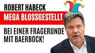 Robert Habeck 🙈 Nach dieser Frage mit den Nerven völlig am Ende! 😄