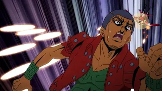 JJBA Golden Wind -  Narancia's Aerosmith  -  Animation Highlights