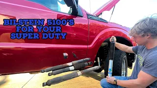 The BEST SHOCKS to run on your FORD F-250 SUPER DUTY!? What is your thoughts? #truck #bilstein