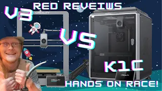 Ultimate 3D Printer Showdown: Creality K1C vs Ender 3 V3 - Print Quality Race!