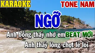 Karaoke Ngỡ Tone Nam | Karaoke Beat | 84