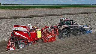 *NEW* prototype Grimme Prios 440 potato planter | Valtra T234 on tracks